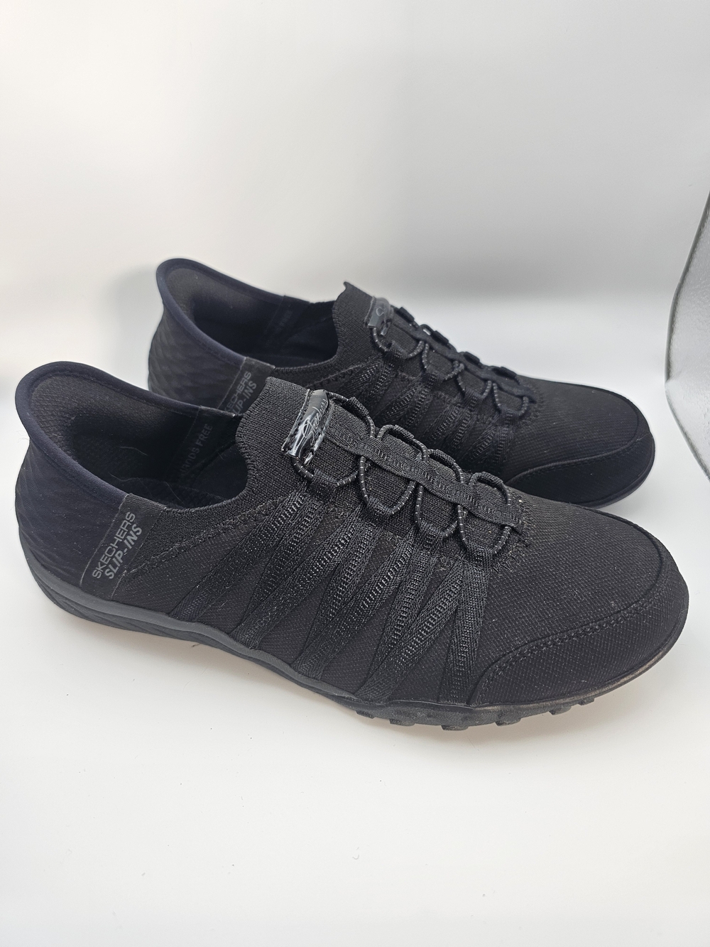 Sketchers 6.5 Womens Slip In Hands Free Black